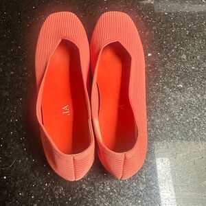 Coral Machine Washable Slip-On Flats
